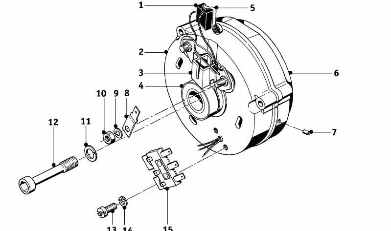 Parafuso OEM Colata 12318002348 para BMW (modelos compatíveis: E46, E90, E91, E92, E93, F30, F31, F32, F34, G20, G21, G30, X1, X3, X5). BMW original.