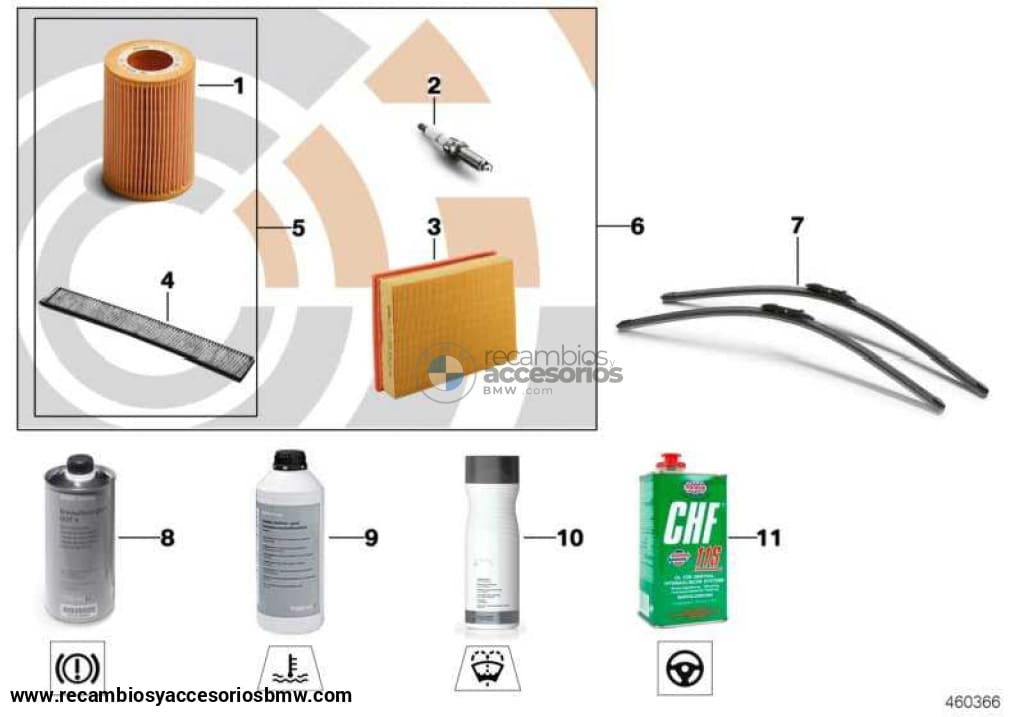 Aceite Hidráulico Chf 11 S 1000Ml . Original Bmw Recambios