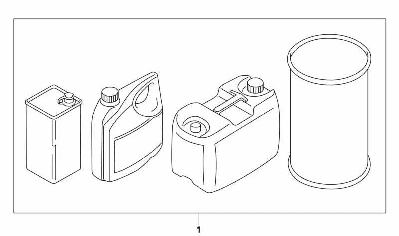 Aceite de máquina de frío Sanden SP-A2 para BMW (OEM 83222339920). Original BMW