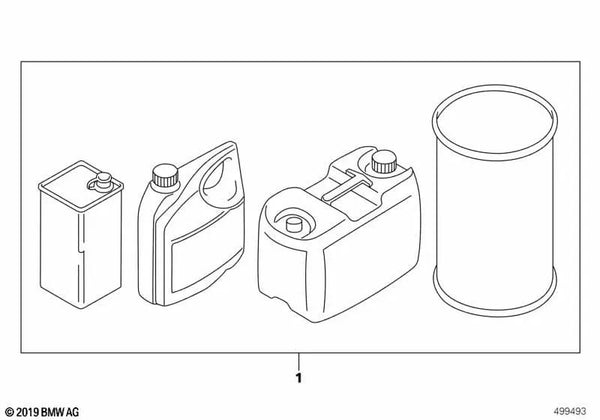 Líquido de frenos DOT4, baja viscosidad para BMW E21, E12, E28, E24 (OEM 83135A824F2). Original BMW.