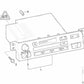 Connector housing for various BMW models/series (OEM 61131390416). Original BMW