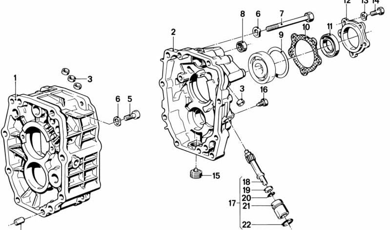 Steckbuchse para BMW Serie 3 E21, E30, Serie 5 E12 (OEM 23121490117). Original BMW