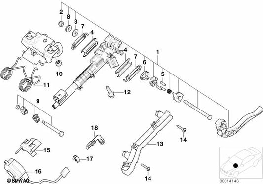 Friction ring for BMW E46, X3 E83 (OEM 32301095759). Original BMW