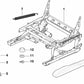 Ajuste eléctrico de altura del asiento OEM 52108251618 para BMW E46, E53. Original BMW.