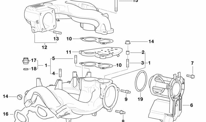 Ringage joint torique pour la série BMW 3 E36, 5 Série E34 (OEM 11611437690). BMW d'origine