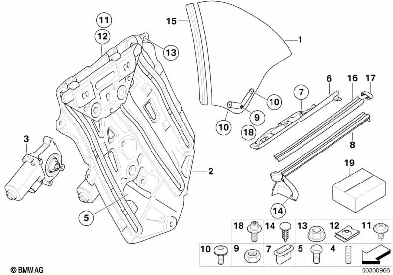 Cubierta exterior izquierda para BMW E46 (OEM 51377894363). Original BMW