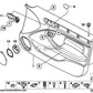 Adorno Tapa Interior Empuñadura Puerta Delantera Derecha Para Bmw E46 Recambios