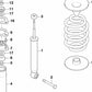 Tope de suspensión trasera OEM 33521125078 para BMW E30, E36, Z1, Z3. Original BMW.