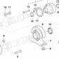 Tuerca Hexagonal con Estriado para BMW Serie 5 E34, E39, Serie 7 E32, E38 (OEM 26111227929). Original BMW.