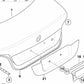 Junta de estanqueidad portón trasero OEM 51767110420 para BMW E60, E61. Original BMW.