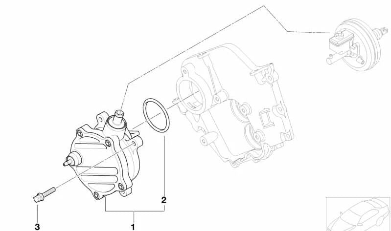 Junta tórica (O-Ring) OEM 11667509080 para BMW E81, E82, E87, E88, E46, E90, E91, E92, E93, E60, E61, E63, E64, E65, E66, E84, E83, E53, E70, E85. Original BMW.