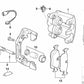 Sensor de Pastillas de Freno para BMW E38 (OEM 34351165729). Original BMW