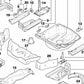 Extensión del guardabarros derecho para BMW E46 (OEM 41147062568). Original BMW