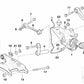 Portarruedas trasero derecho para BMW E39 (OEM 33321093656). Original BMW