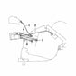 Cable Bowden de ventilación para BMW Serie 5 E34 (OEM 64111389632). Original BMW