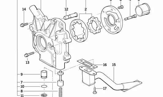 Tapa para BMW E36, E34, E39, E38 (OEM 11412243316). Original BMW