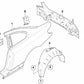 Cubierta del paso de rueda trasero izquierdo para BMW Serie 3 E92, E92N, E93, E93N (OEM 51717154413). Original BMW