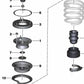 Lavadora de vedação OEM 31306772226 para BMW E81, E82, E87, E88, E90, E91, E92, E93, E60, E61, E84. BMW original.