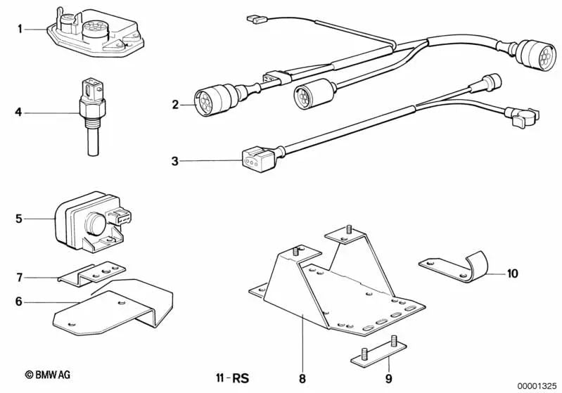 Termómetro remoto para BMW E30, E28, E23 (OEM 12621713346). Original BMW