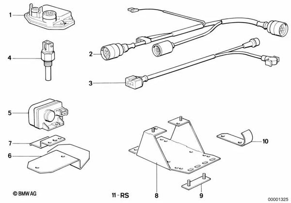 Termómetro remoto para BMW E30, E28, E23 (OEM 12621713346). Original BMW