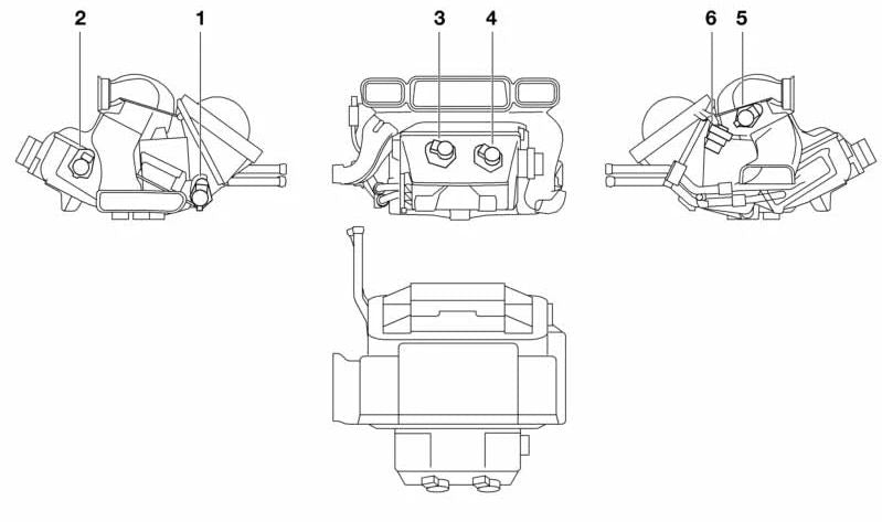 Air Vent Damper Actuator for BMW E52 (OEM 64116908982). Original BMW