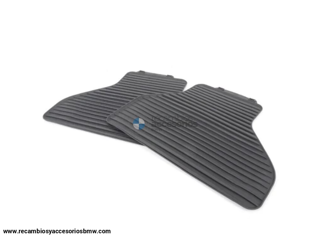 Alfombrillas De Goma Para Bmw Serie X5 (E70) Y X6 (E71). Original Traseras / Negro Accesorios