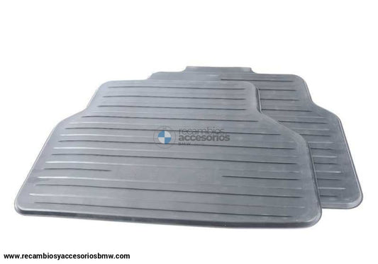 Alfombrillas Goma Traseras Antracita Para Bmw E60 E61. Original Recambios