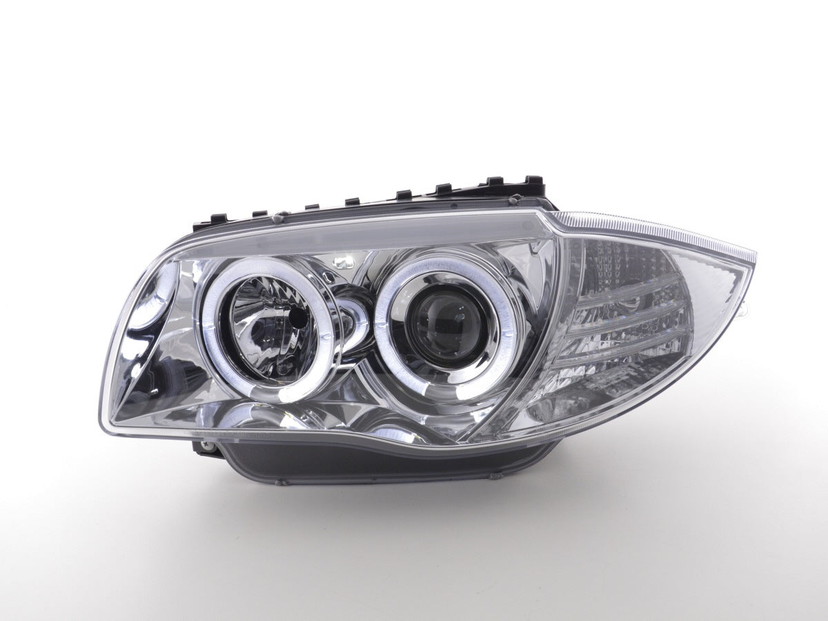 Front headlights BMW 1 Series E87 / E81 04- chrome