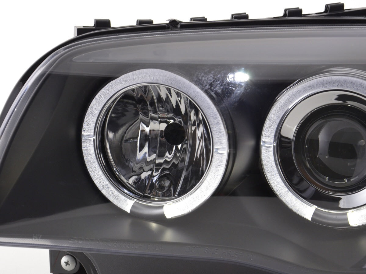 Front Headlights BMW 1 Series E87 / E81 04-11 Black