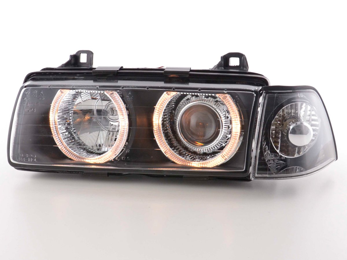 Faro Angel Eye Bmw Serie 3 Berlina Tipo E36 Año. 92-98 Negro Lights > Headlights