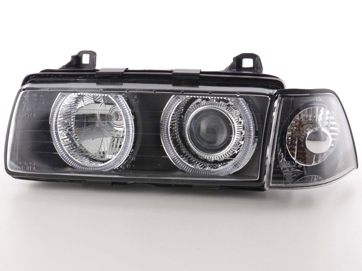 Faro Angel Eye Bmw Serie 3 Berlina Tipo E36 Año. 92-98 Negro Lights > Headlights