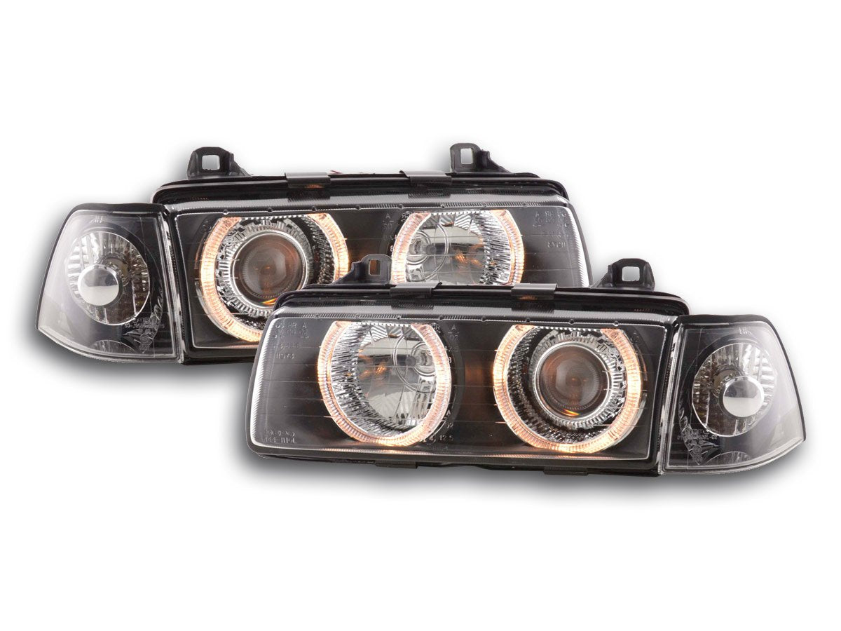 Faro Angel Eye Bmw Serie 3 Berlina Tipo E36 Año. 92-98 Negro Lights > Headlights