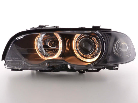 Faro Ojo De Angel Bmw Serie 3 Coupé E46 98-01 Negro Lights > Headlights