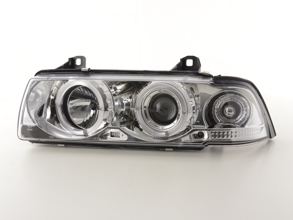 Faros delanteros delanteros BMW Serie 3 Coupé E36 92-98 cromado