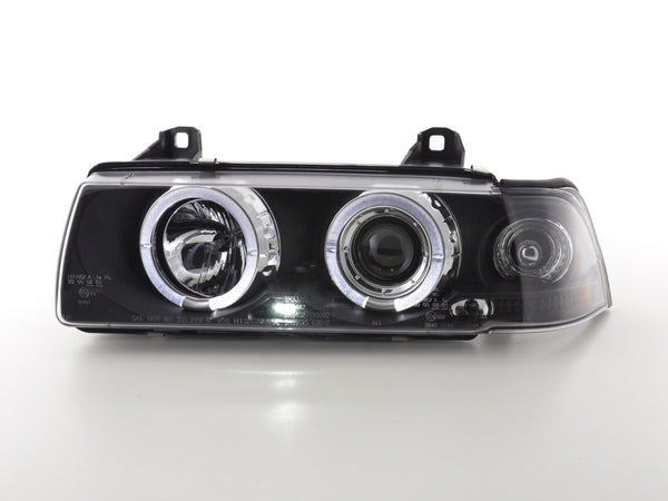 Faros delanteros delanteros BMW Serie 3 Berlina E36 92-98 negro