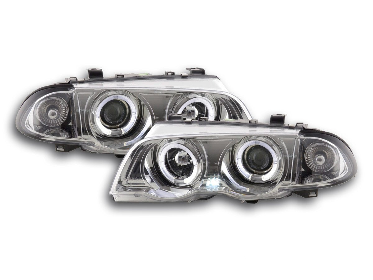 Juego De Faros Bmw 3Er Limo Tipo E46 98-01 Cromado Lights > Headlights