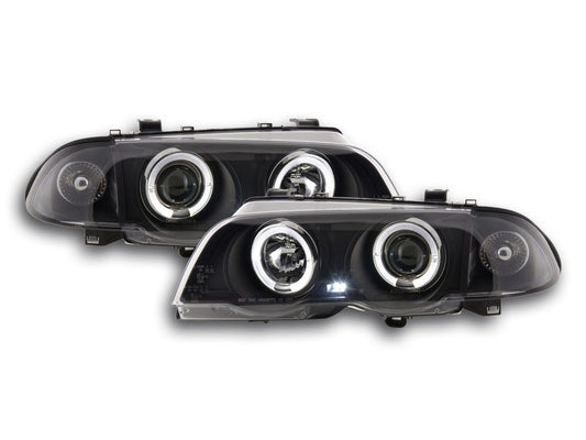 Juego De Faros Delanteros Bmw Serie 3 Limo Tipo E46 98-01 Negro Lights > Headlights