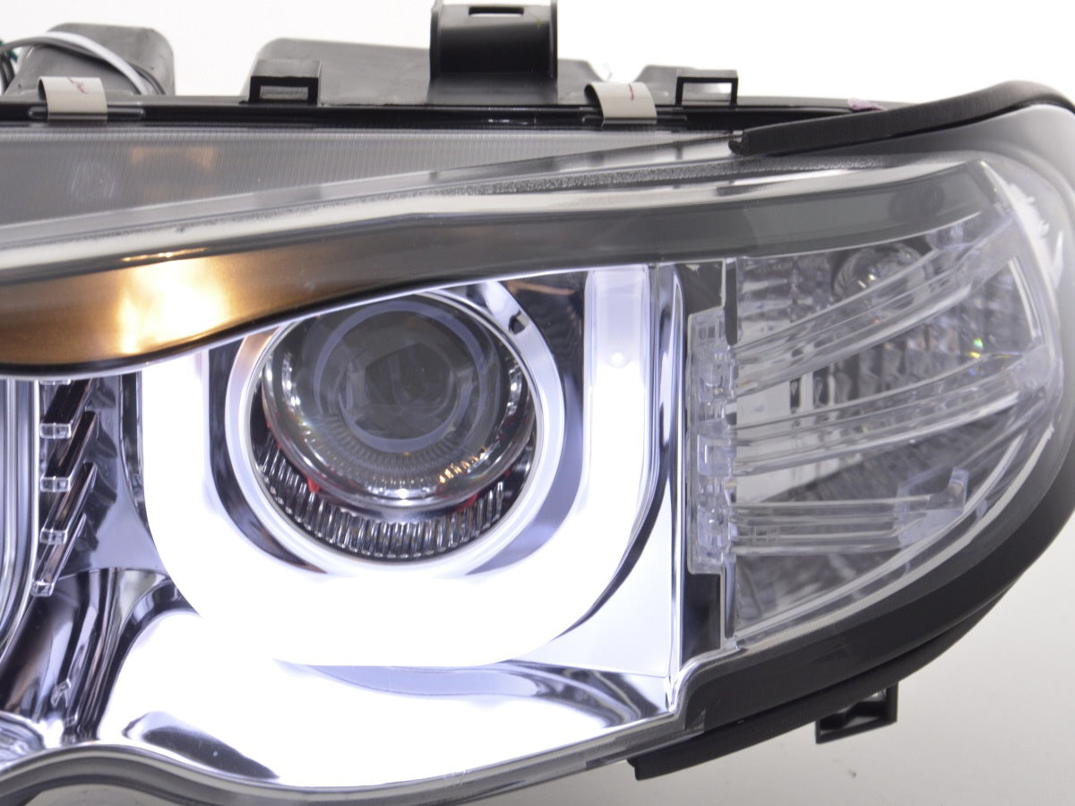 Faros Angel Eyes BMW Serie 3 E46 Berlina / Touring 02-05 cromados