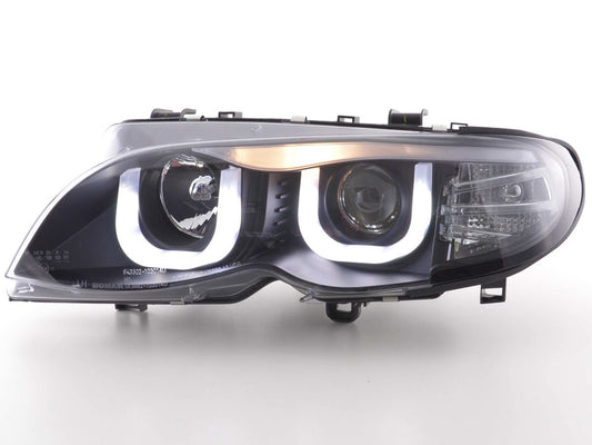 Faros De Ojo Ángel Bmw Serie 3 E46 Limo / Touring 02-05 Negro Lights > Headlights