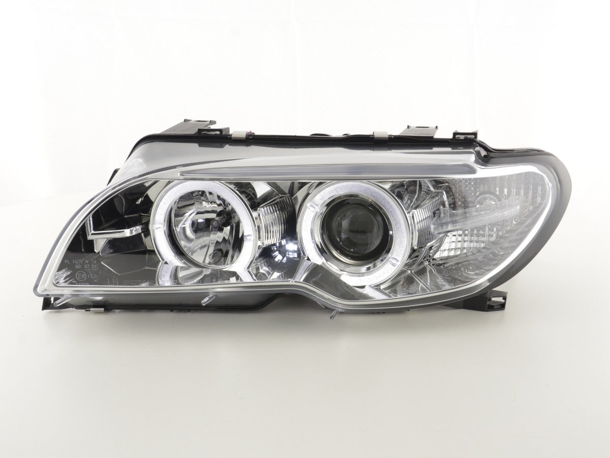 Front Headlights BMW 3 Series E46 Coupe/Cabrio 03-05 Chrome