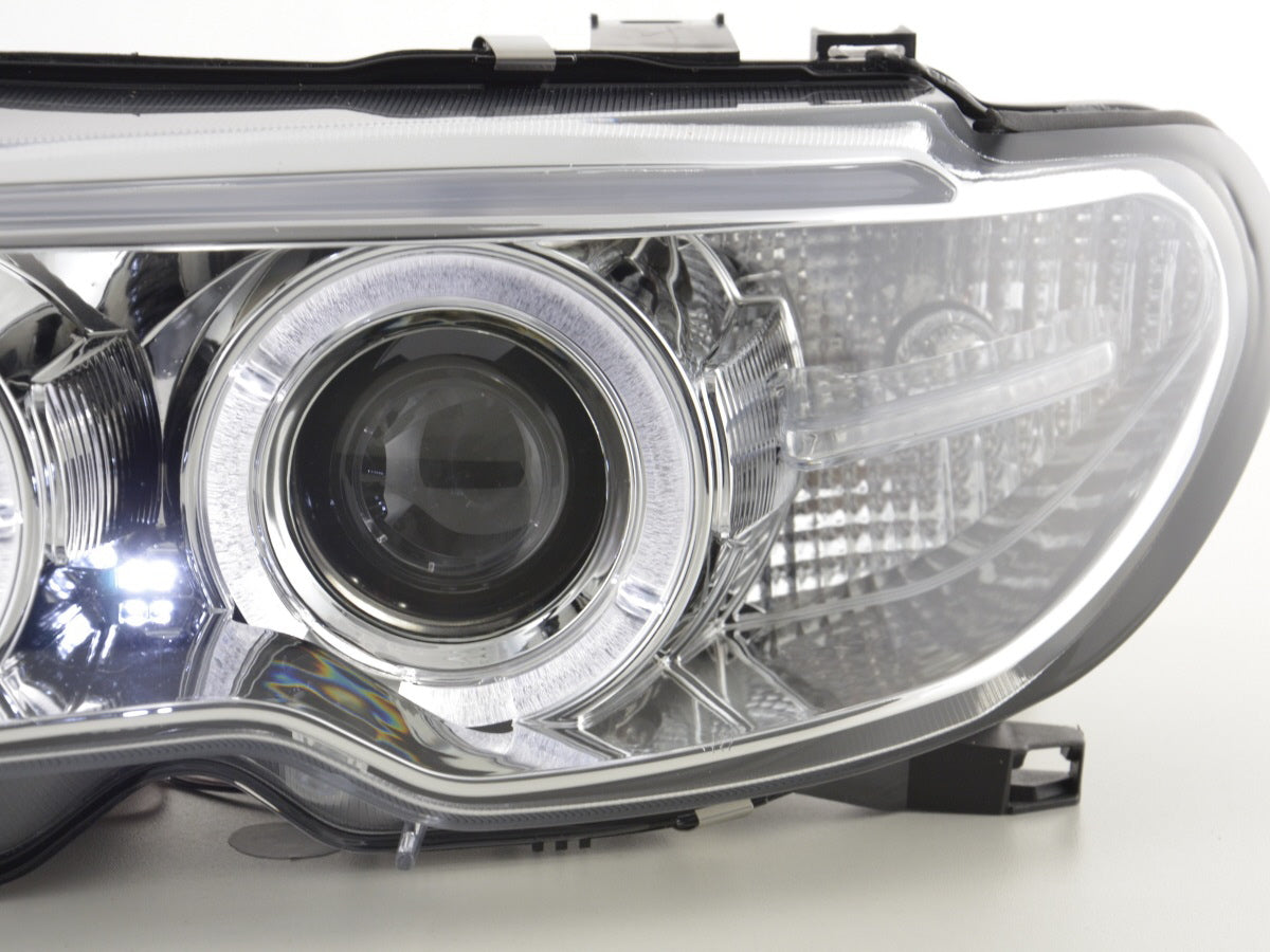 Front Headlights BMW 3 Series E46 Coupe/Cabrio 03-05 Chrome