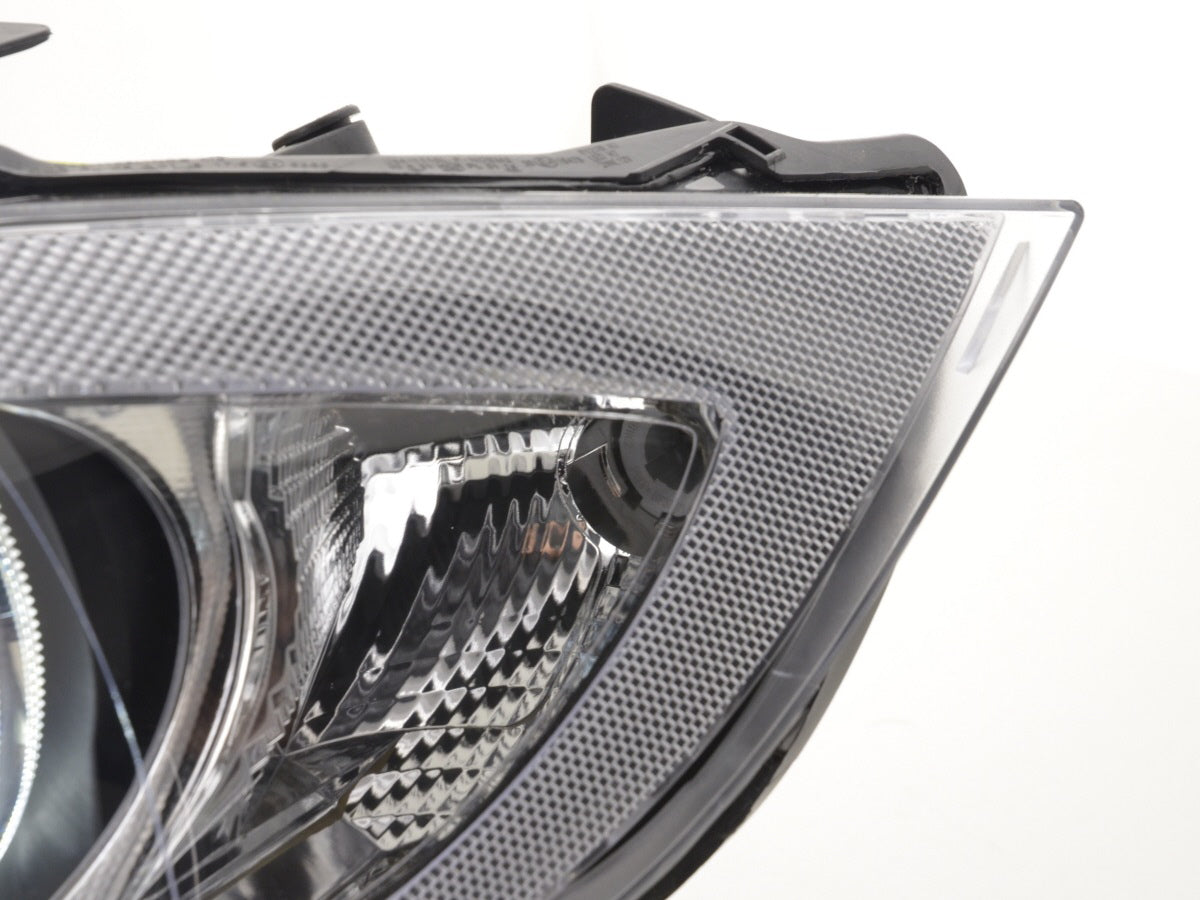 Faros Delanteros Con Ojos De Ángel Led Bmw Serie 3 E90 / E91 2005-2011 Negro Lights > Headlights