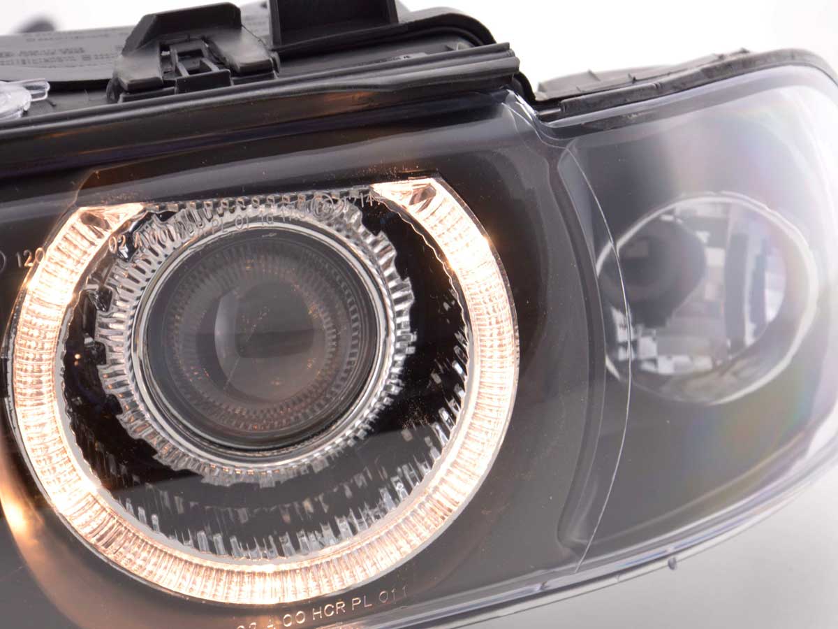 Faros Delanteros Xenon Ojos De Angel Bmw Serie 5 E39 95-00 Negro Lights > Headlights