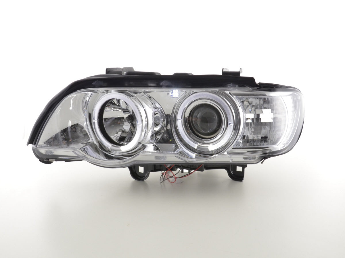 Faros delanteros delanteros BMW X5 E53 98-02 cromado