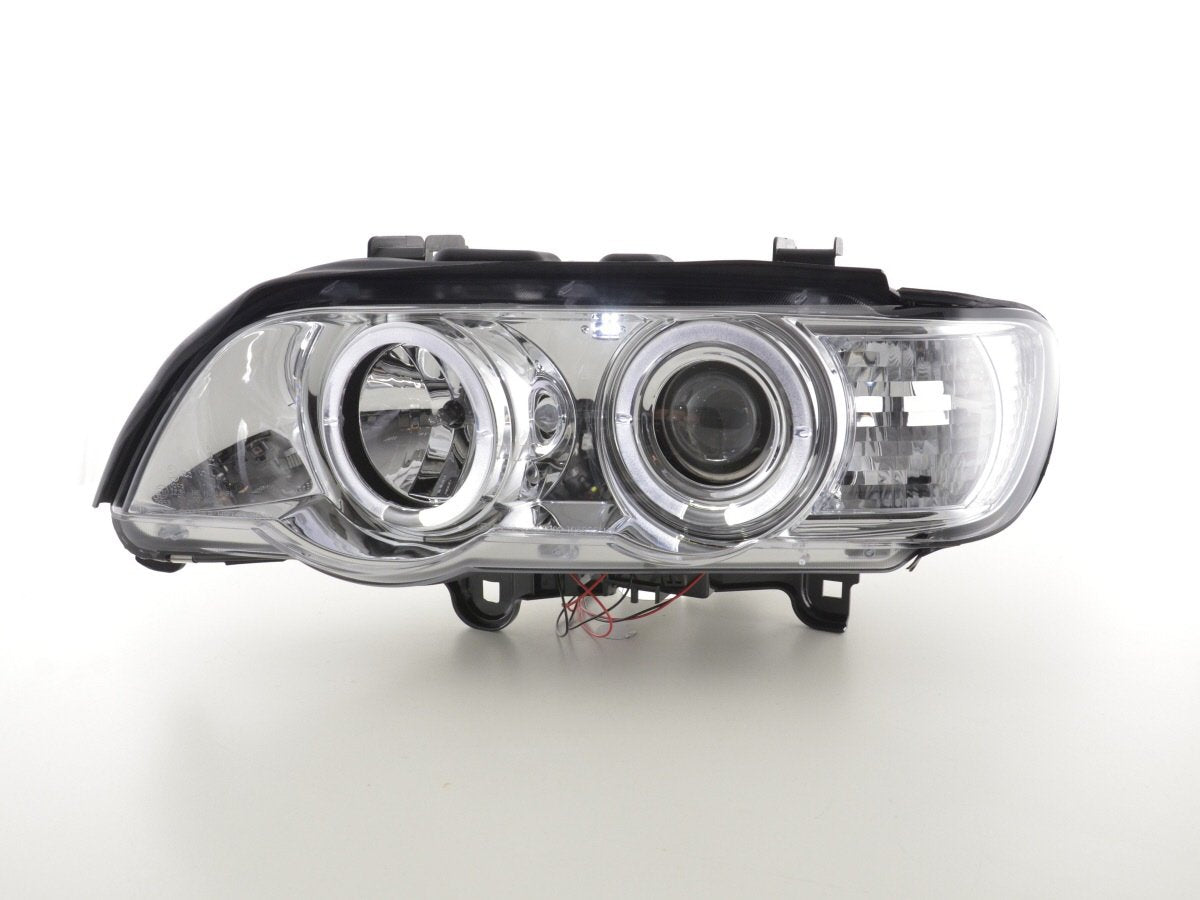 Juego De Faros Bmw X5 E53 98-02 Cromado Lights > Headlights