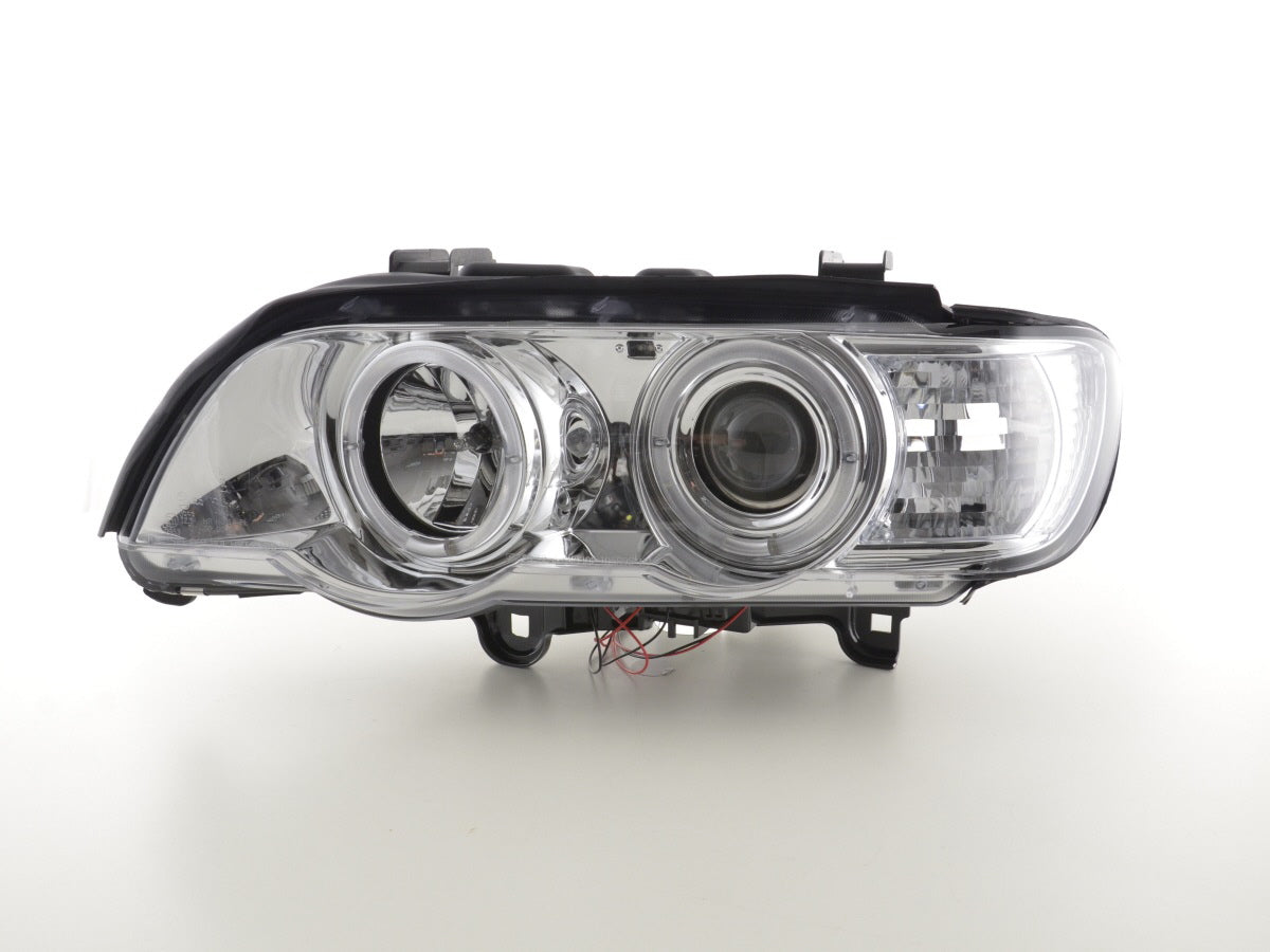 Faros delanteros delanteros BMW X5 E53 98-02 cromado