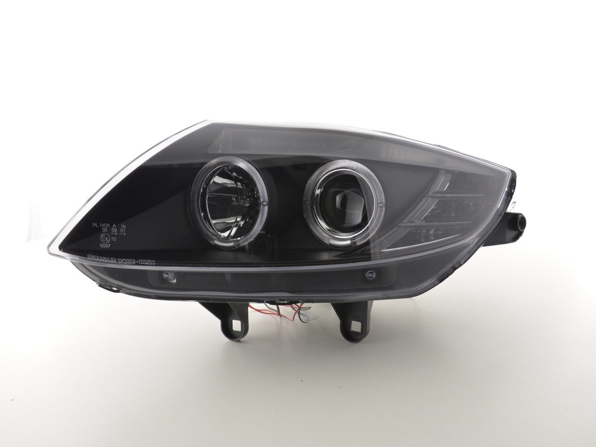 Faros delanteros delanteros BMW Z4 E85/E86 03-08 negro