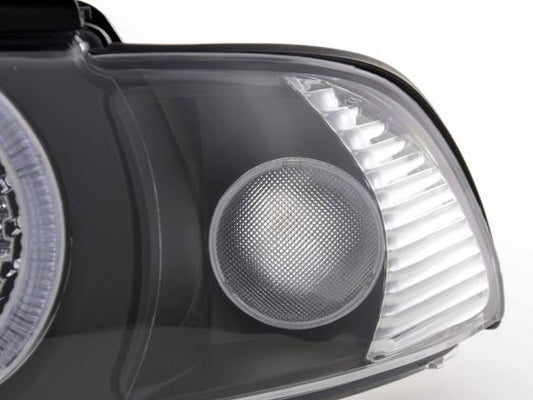 Faros Xenon Angel Eyes Bmw Serie 5 E39 95-00 Negro Lights > Headlights