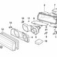 Soporte de faro izquierdo para BMW E38 Serie 7 (OEM 63126902507). Original BMW