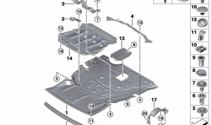 Cabrecárter mit Frontrock OEM 51758061871 für BMW F22, F30, F32, F36. Original BMW.